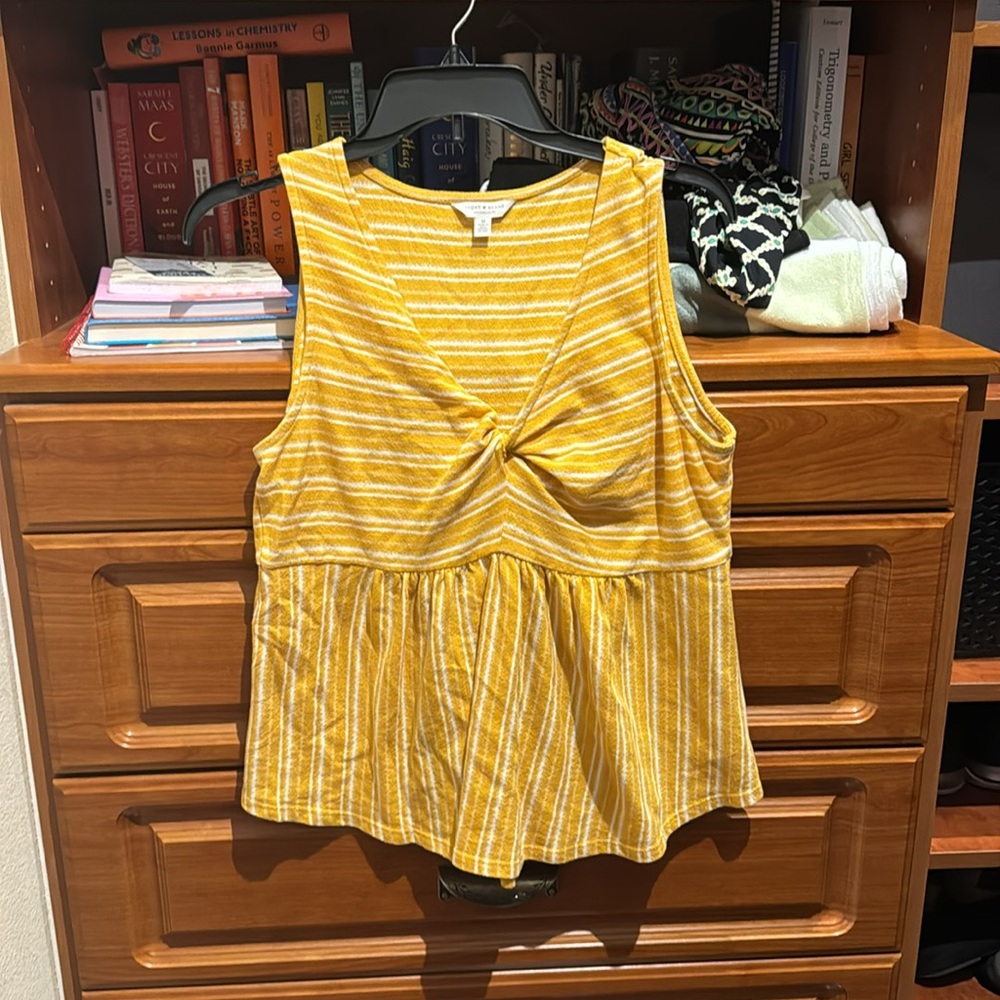 Lucky brand yellow top